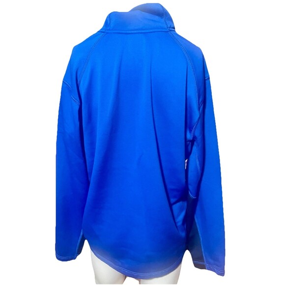 Nike Therma-FIT 1/4 Zip Long Sleeve Pullover Sweatshirt Men's Blue Black Size L - Picture 2 of 3